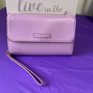 Vera Bradley lavender wristlet